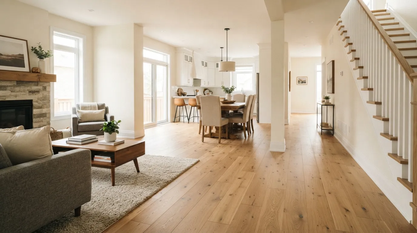 Whole-home flooring replacement for a Milton house
